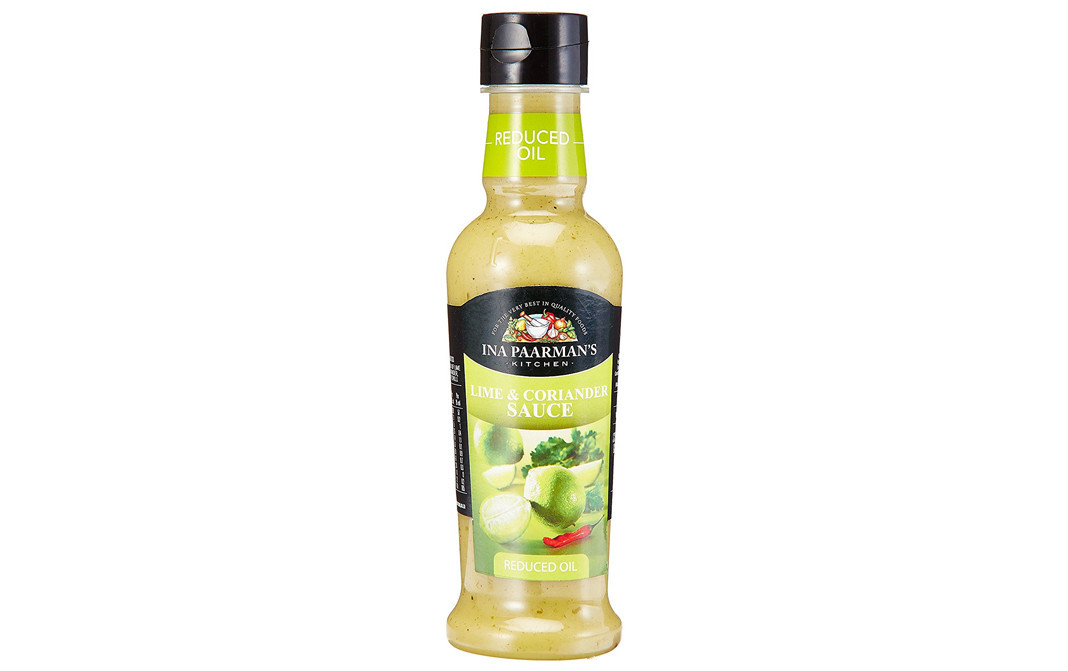 Ina Paarman's Lime & Coriander Sauce Reduced Oil   Glass Bottle  300 millilitre